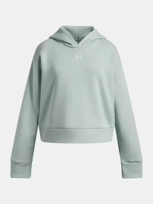 Dívčí mikina UNDER ARMOUR UA RIVAL FLEECE HOODIE 1379517-477 MODRÁ