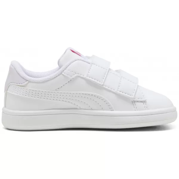  Dětské tenisky PUMA SMASH 3.0 BADGES V INF 397287-07 PUMA WHITE/MAGIC ROSE 