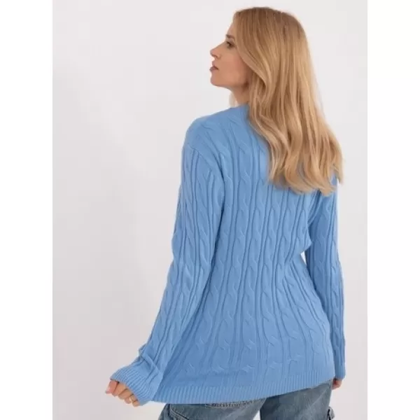  Dámský svetr WOOL FASHION ITALIA AT-SW-2343.88 BLUE 