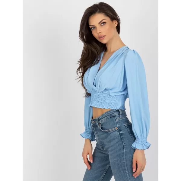  Dámská halenka ITALY MODA DHJ-BZ-13866.92P LIGHT BLUE 