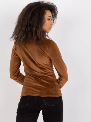 Dámská halenka ITALY MODA DHJ-BZ-6561.09P BROWN