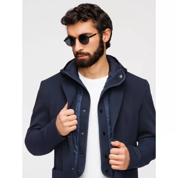  Pánská bunda OMBRE M167 NAVY BLUE 
