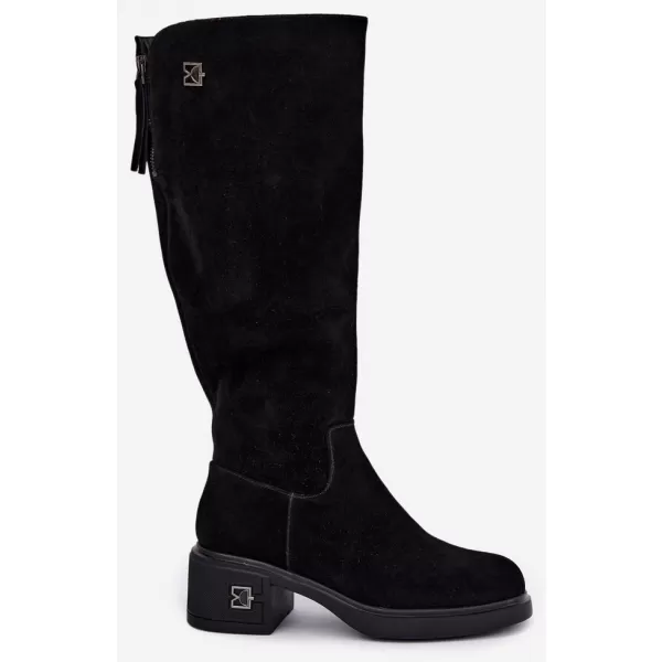  Dámské kozačky VINCEZA 67056 BLACK 