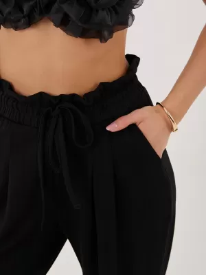 Dámské tepláky RUE PARIS RV-DR-A1292.31 BLACK