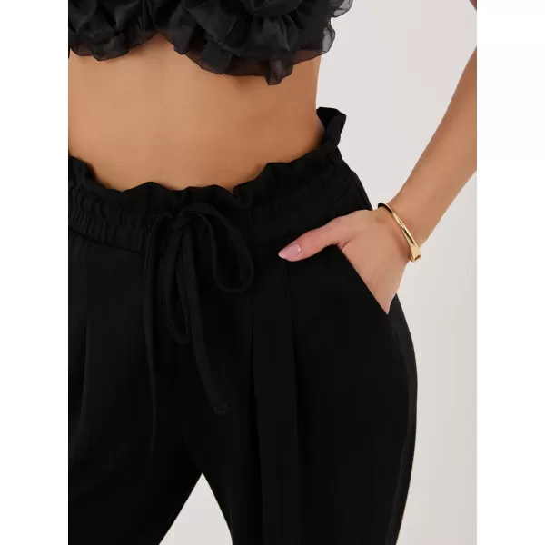  Dámské tepláky RUE PARIS RV-DR-A1292.31 BLACK 