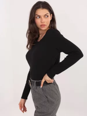 Dámská halenka FACTORY PRICE JM-BZ-2254.80 NOIRE