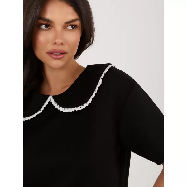  Dámská halenka ITALY MODA MI-BZ-3406.90 BLACK 