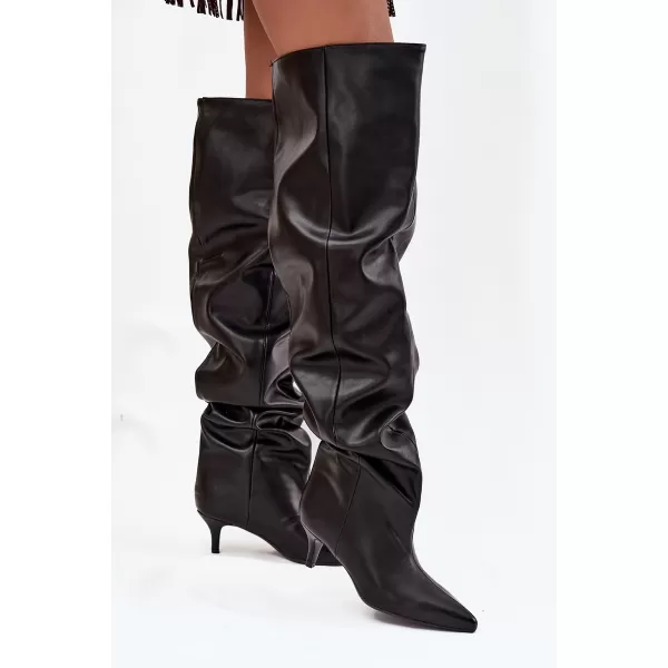  Dámské kozačky BOTO 8506 BLACK 