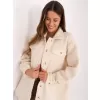 Dámská bunda FACTORY PRICE IT-KR-1709.85 LIGHT BEIGE