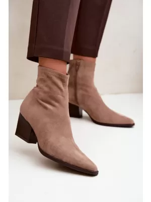 Dámské kotníkové boty BOTO D-209 BROWN
