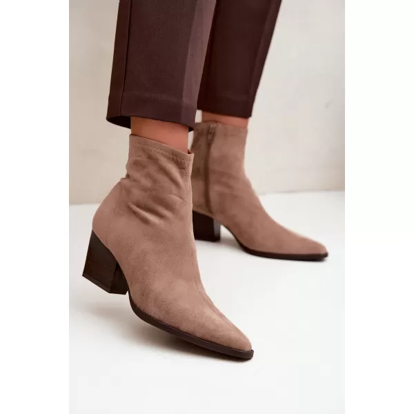  Dámské kotníkové boty BOTO D-209 BROWN 