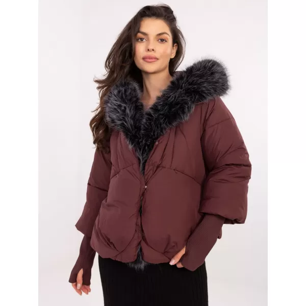  Dámská bunda FACTORY PRICE MBM-KR-26106.35 BURGUNDY 