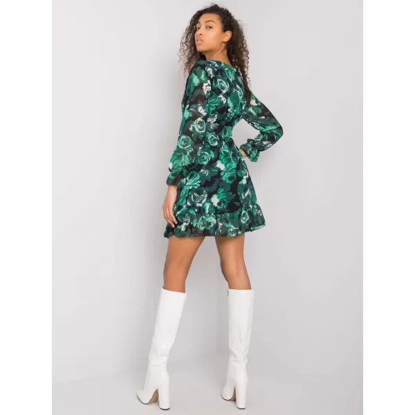  Dámské šaty ITALY MODA DHJ-SK-12220-1.10P DARK GREEN 