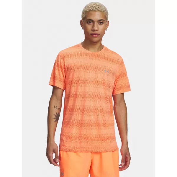  Pánské triko UNDER ARMOUR VELOCITI SS 6009517-824 ORANŽOVÁ 