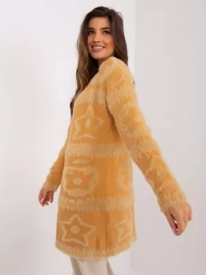 Dámský svetr WOOL FASHION ITALIA AT-SW-234503.00P CAMEL