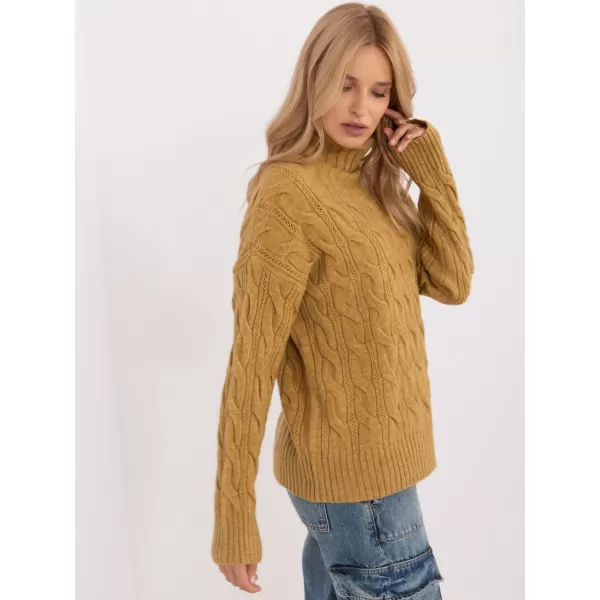  Dámský svetr WOOL FASHION ITALIA AT-SW-23445.00 OLIVE 