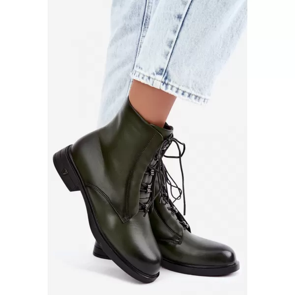  Dámské kotníkové boty VINCEZA 133113 DARK GREEN 