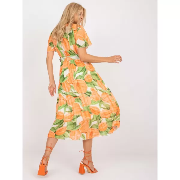  Dámské šaty ITALY MODA DHJ-SK-11331-2.32 ORANGE 