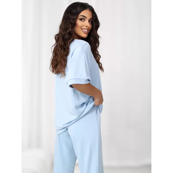 Dámský komplet RUE PARIS RV-KMPL-A1290.94 LIGHT BLUE 