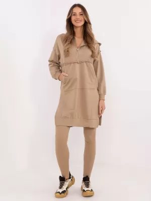 Dámský set MY RED LIPS EM-KMPL-853.34 DARK BEIGE