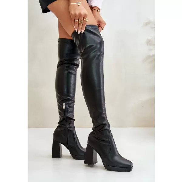  Dámské kozačky BOTO CLS-372 BLACK 