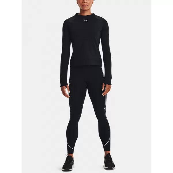  Dámské termo legíny UNDER ARMOUR UA RUSH CG NOVELTY LEGGING 1365720-001 ČERNÁ 