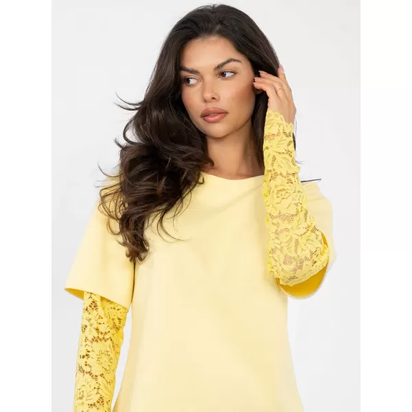  Dámská halenka FACTORY PRICE IT-BZ-22128.27 BRIGHT YELLOW 