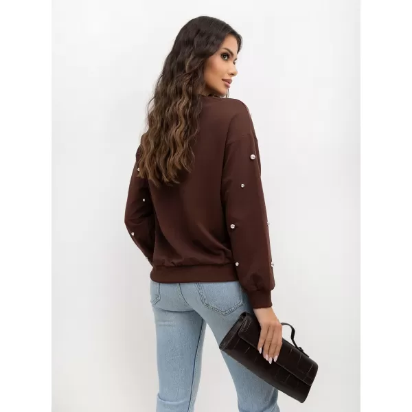  Dámská mikina ITALY MODA IR-BL-R2697.04P BROWN 