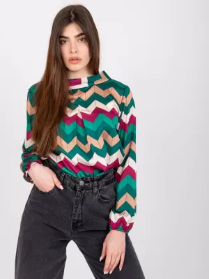 Dámská halenka ITALY MODA DHJ-BZ-12311.49P DARK GREEN