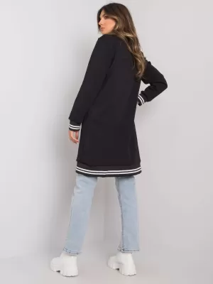 Dámská mikina RUE PARIS RV-BL-7350.28 NOIRE