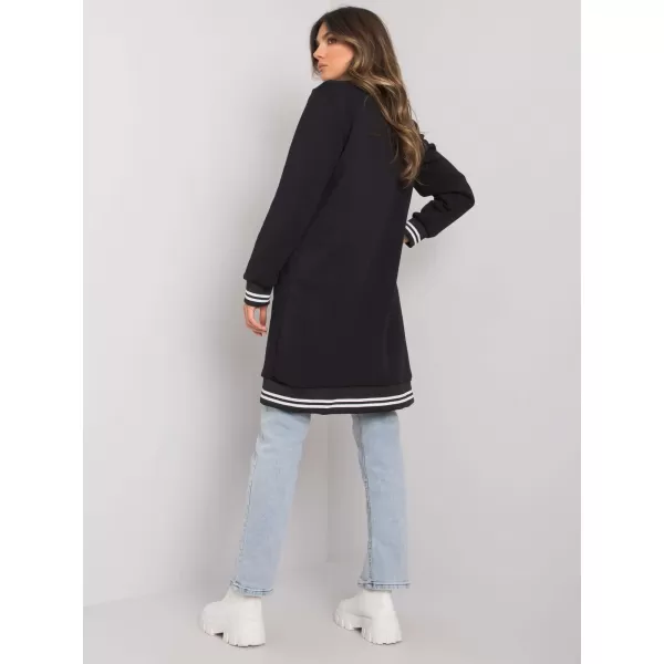 Dámská mikina RUE PARIS RV-BL-7350.28 NOIRE 