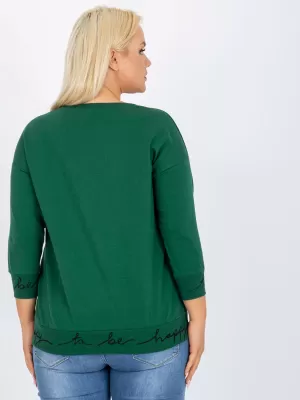 Dámská mikina RELEVANCE RV-BL-5978.06P BLACK AND GREEN