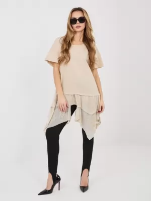 Dámské triko ITALY MODA IT-SK-81869.54 BEIGE