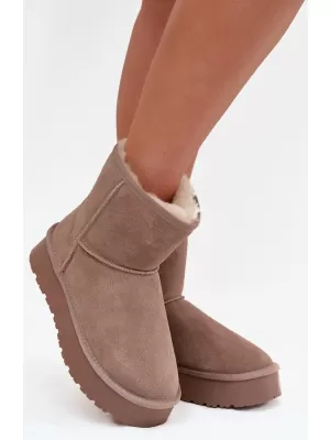 Dámské sněhule BOTO W5825 BEIGE
