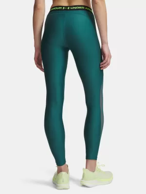 Dámské legíny UNDER ARMOUR HEATGEAR MESH LEGGING 6010009-338 ZELENÁ