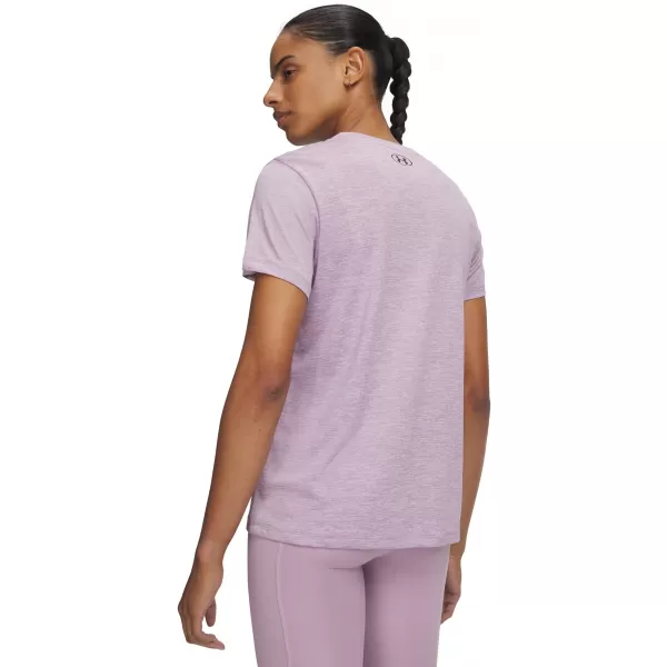  Dámské triko UNDER ARMOUR TECH SSV- TWIST 1384227-698 RŮŽOVÁ 