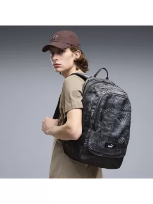 Batoh PUMA ACADEMY AOP BACKPACK 09115026 FLAT MEDIUM GRAY/CAMOUFLAGE AOP