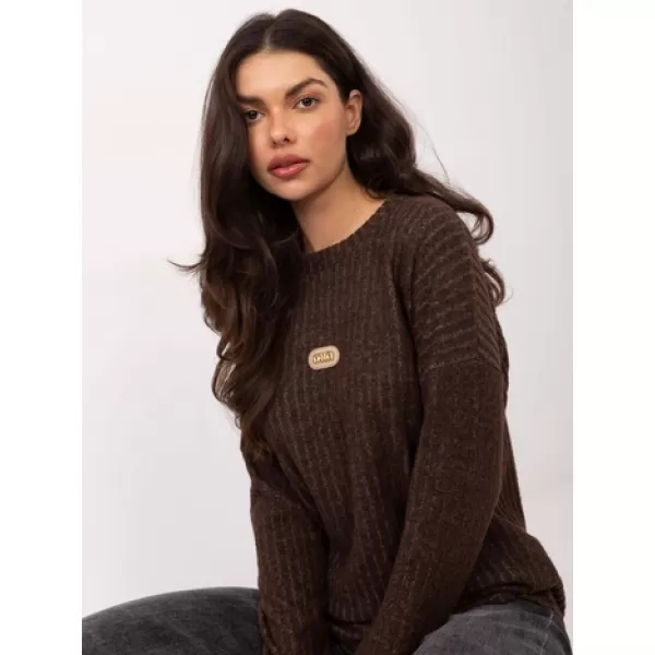  Dámský svetr RELEVANCE RV-SW-A1026.52 BROWN 