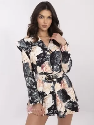 Dámské lacláče ITALY MODA DHJ-KO-20615-1.66 BLACK AND BEIGE