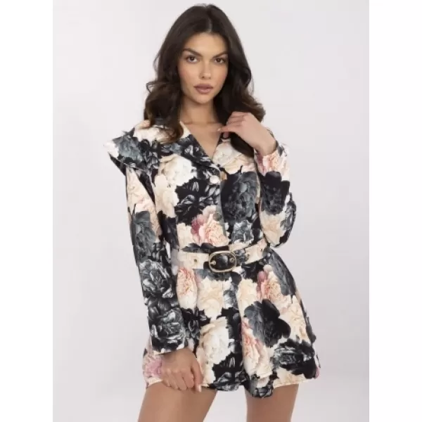  Dámské lacláče ITALY MODA DHJ-KO-20615-1.66 BLACK AND BEIGE 