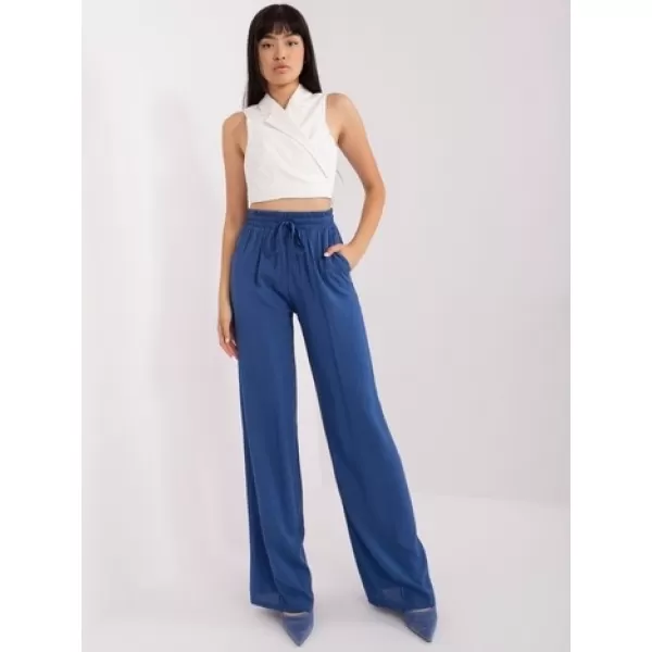  Dámské kalhoty LAKERTA LK-SP-509331.25 DARK BLUE 