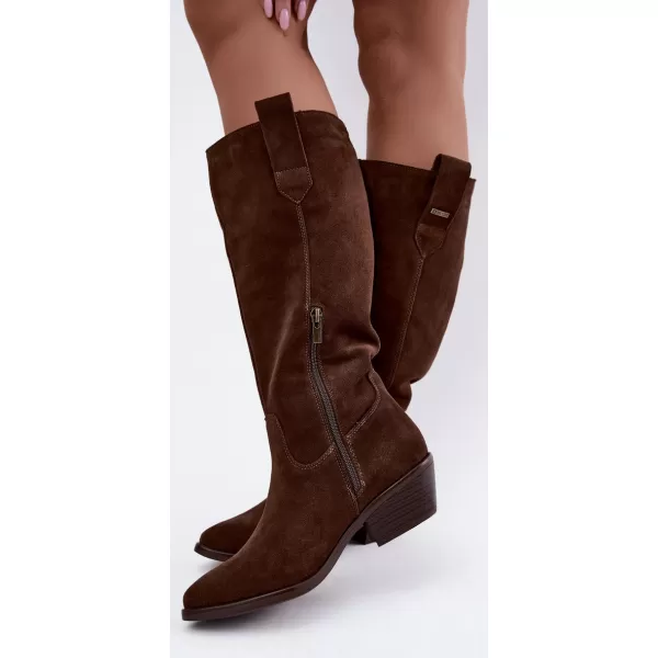  Dámské kozačky BIG STAR SHOES UU274519 CHOCOLATE 
