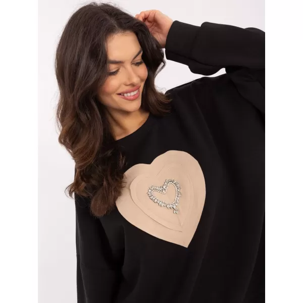  Dámská mikina ITALY MODA MI-BL-271594.85 NOIRE 