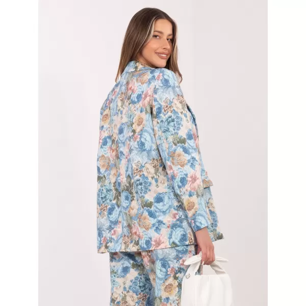  Dámská bunda RUE PARIS IT-MA-FL8932.60 LIGHT BLUE 