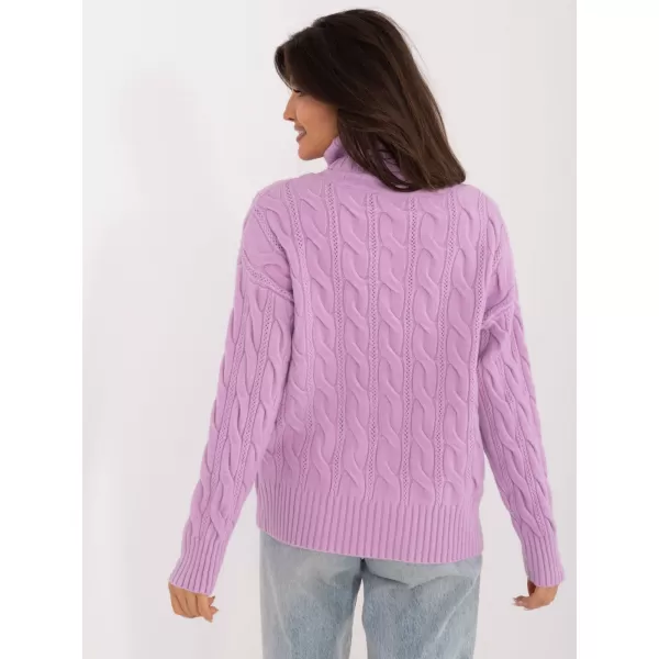  Dámský svetr WOOL FASHION ITALIA AT-SW-23445.00 BRIGHT PURPLE 