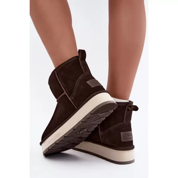  Dámské boty BIG STAR SHOES UU274693 BROWN/BEIGE 