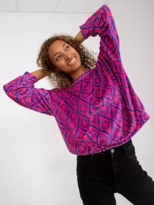 Dámská mikina RUE PARIS RV-BL-8188.50 PINK