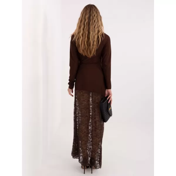  Dámské šaty ITALY MODA MI-SK-3310.63 BROWN 