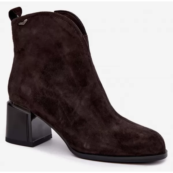  Dámské kotníkové boty VINCEZA 91178 BROWN 