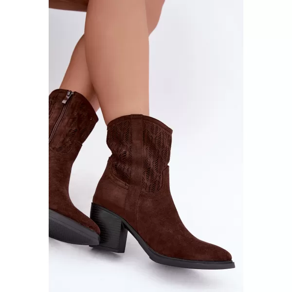  Dámské kotníkové boty BOTO RMR2520-20 CHOCOLATE 